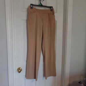 Worthington Petite Stretch Dress Pants Size 4P Tan/Camel Color
